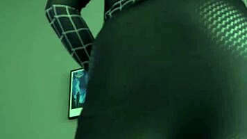 miles morales cosplay strips teases and jerks big load homemade