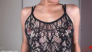 small tits asian teen strips revealing big nipples