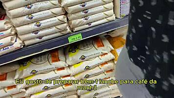 found the hot gym babe shopping, invited her over to fuck 😈 part 1