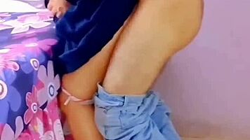 mexican schoolgirl broom tease fails tight anal virgin