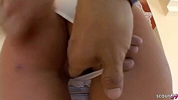 small tits teen and saggy big natural friend crushed by monster cock ffm threesome