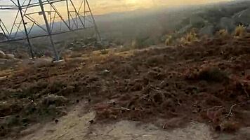 Petite ebony's big ass bent over for monster BBC doggystyle outdoors