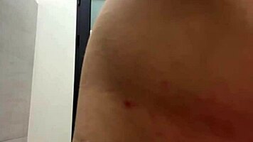 Squirting fountain erupts from curvy wet pussy in public outdoor thrill