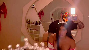 big tits princesa joins homemade pov porno right after halloween party bash 🎃💦