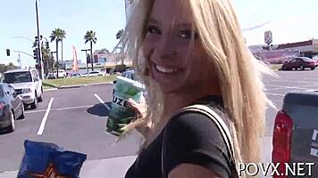 petite teen uncovers thrill of massive sizes in tight spots