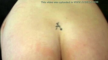 Busty amateur babe flaunts huge natural tits while horny and fully naked