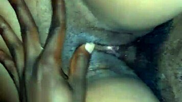 18yo teen fucks hard with creampie and cumshot finish