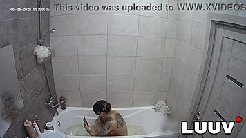 Tattooed Emily Films Real Amateur Reality Show During Private Video Call