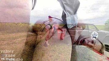 alice merkovski teams with sluts for epic anal pounding by sheriff