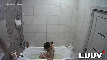 Tattooed Emily Films Real Amateur Reality Show During Private Video Call