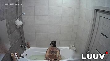 Tattooed Emily Films Real Amateur Reality Show During Private Video Call