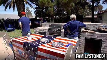 Hey Penelope Kay, ready for stepdad Will Pounder and bro Josh Rivers' epic facial fireworks?