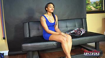 exotic brunette skylar fingers pussy then takes deep pounding