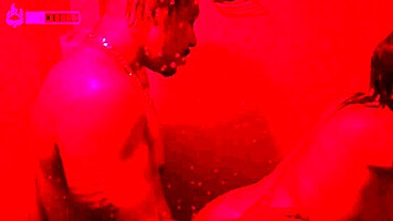 huge black cock destroys phat ass teen in steamy shower fuck frenzy