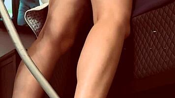 Squirting Orgasm on Massive Cock Sex Machine