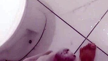 explosive day 3 masturbation naked brazilian strokes monster cock bathroom!!