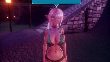 monster elf girl teases with epic titsjob in blue sky chapter