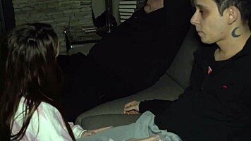 Luchiibb's passionate creampie betrayal humiliates fat cuckold boyfriend