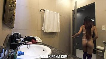 Filipina teen impregnated hard by foreigner's massive dick pounding relentlessly!