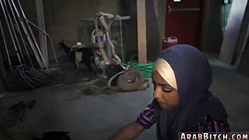 petite arab army uniform slut gets hardcore close-up ass pounding 23km from base