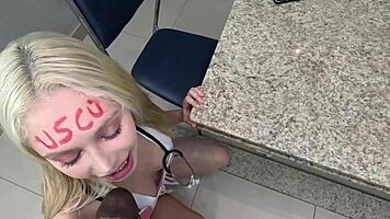 med student takes anal gangbang with piss drink reward