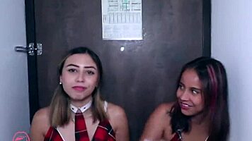 nikol and cataleya submit to monster bbc deepthroat facefucking