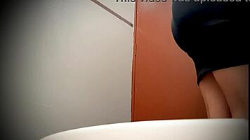 Nurse miranda unleashes intimate outdoor pee stream on hidden home cam