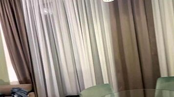 petite blonde college girl tries on outfits flashing her pussy and perfect ass