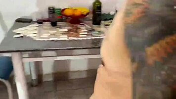 check this interracial petite slut destroying her holes with massive dildos