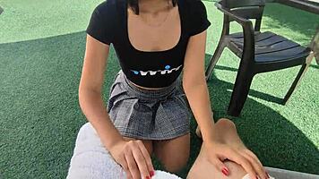 hot petite latina pounded doggystyle in hotel room