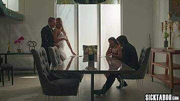 Naughty big ass bride Gizelle Blanco fucked hard before witnesses