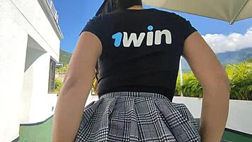 hot petite latina pounded doggystyle in hotel room