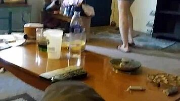 Heart-Racing Voyeur of Cute Blonde 18+ Lotioning Her Sexy Body