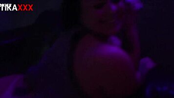 Dessa Hot Latina Curvy Tattoo Babe Takes Interracial Gangbang with Huge Cocks Anal Blowjobs