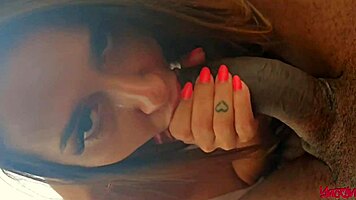 brazilian housewife rides huge cock squirting in sheer morning fuck