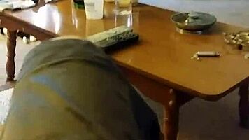 Heart-Racing Voyeur of Cute Blonde 18+ Lotioning Her Sexy Body