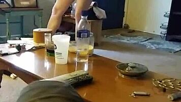 Heart-Racing Voyeur of Cute Blonde 18+ Lotioning Her Sexy Body