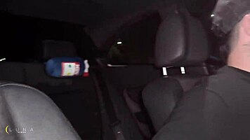 hey check this young colombian getting naughty in the car publicly