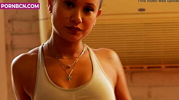 Jade Presley squirts real orgasms in hot yoga solo