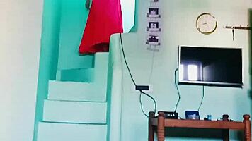 What if this tamil college girl rips clothes for a steamy striptease reveal?