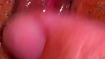 Amateur asian wife licks shaved wet pussy closeup post virginity loss