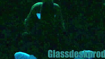 Scarlett Johnson glows under blacklight in mysterious solo tease