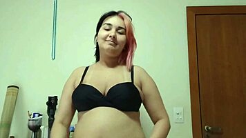 Pregnant Novinha Fucks Ugly Old Man's Cock Wildly