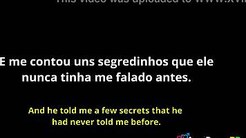 Friend visits home discovers he craves young brunette like stepdaughter