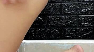 Horny Petite Babe Fingers Her Dripping Tight Pussy Solo