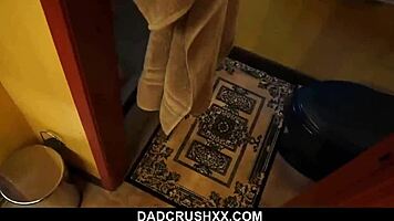 zoey laine surrenders to intense naked massage pounding