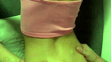 Grabbing Petite Candie Cross's Tiny Hips for Deep Doggy Pounding POV