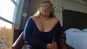 Chubby Latina Adriana's Bent Over Doggystyle Casting Ride