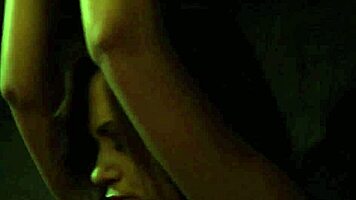 Blonde Lesbian Slave Whipped in Bath by Mistress