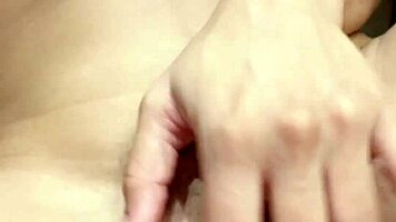 Horny Petite Babe Fingers Her Dripping Tight Pussy Solo